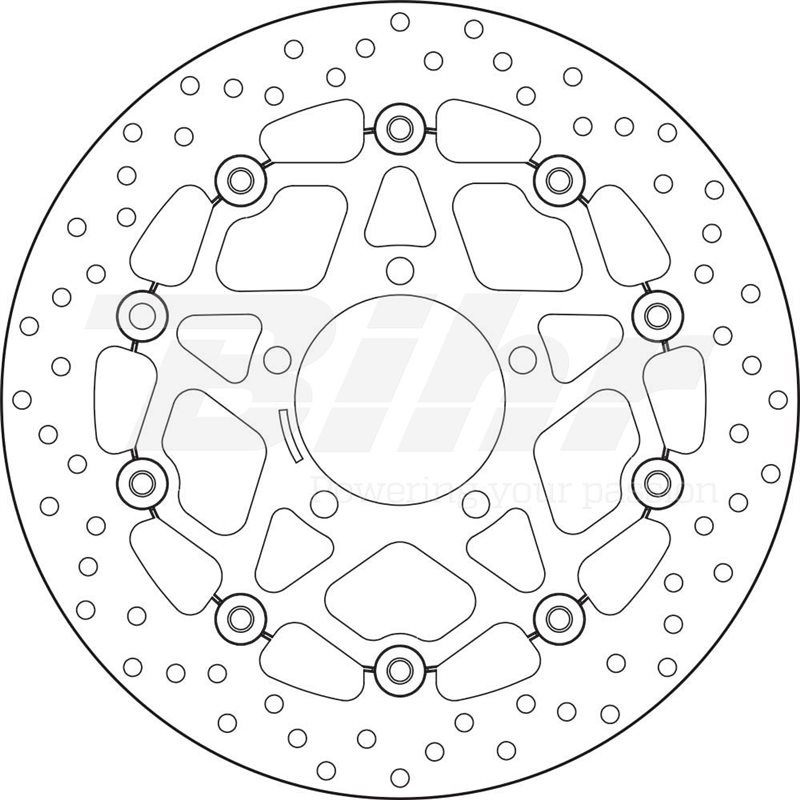 KAWASAKI 1400 GTR 07' - 11' DISCO FLOTANTE DELANTERO BREMBO KAWASAKI 1400 GTR 07' - 11' DISCO FLOTANTE DELANTERO BREMBO