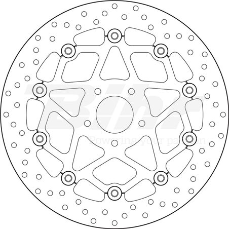 KTM 690 DUKE 14' - 15' DISCO FLOTANTE DELANTERO BREMBO