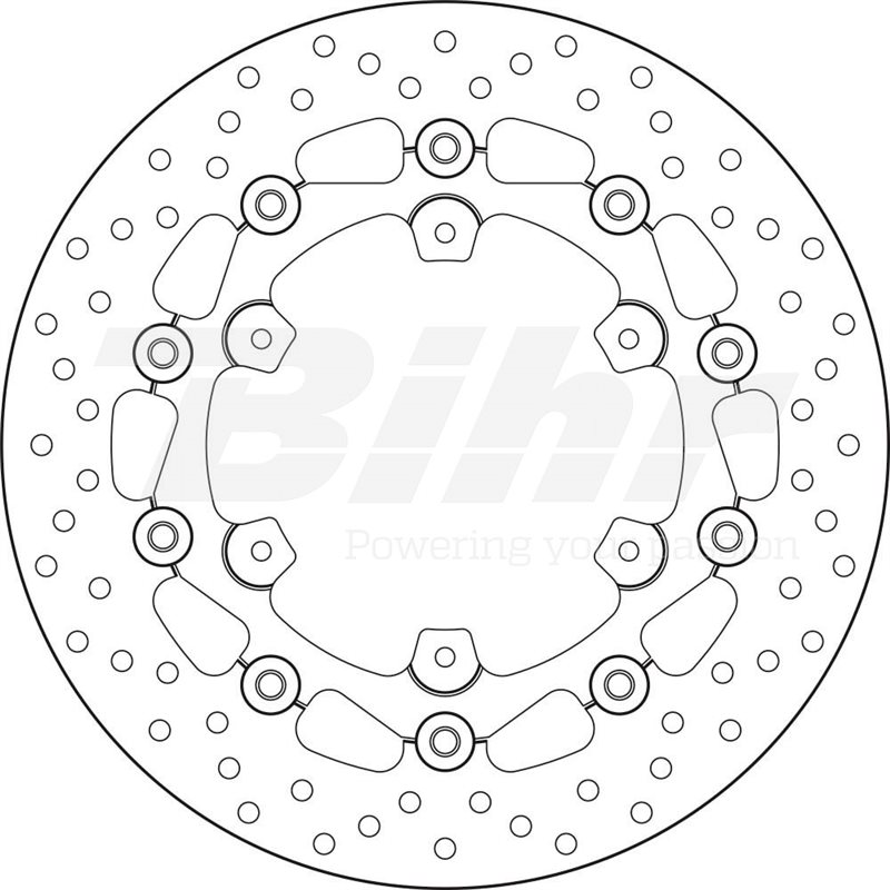 KTM 990 LC8 ADVENTURE R 10' - 12' DISCO FLOTANTE DELANTERO BREMBO