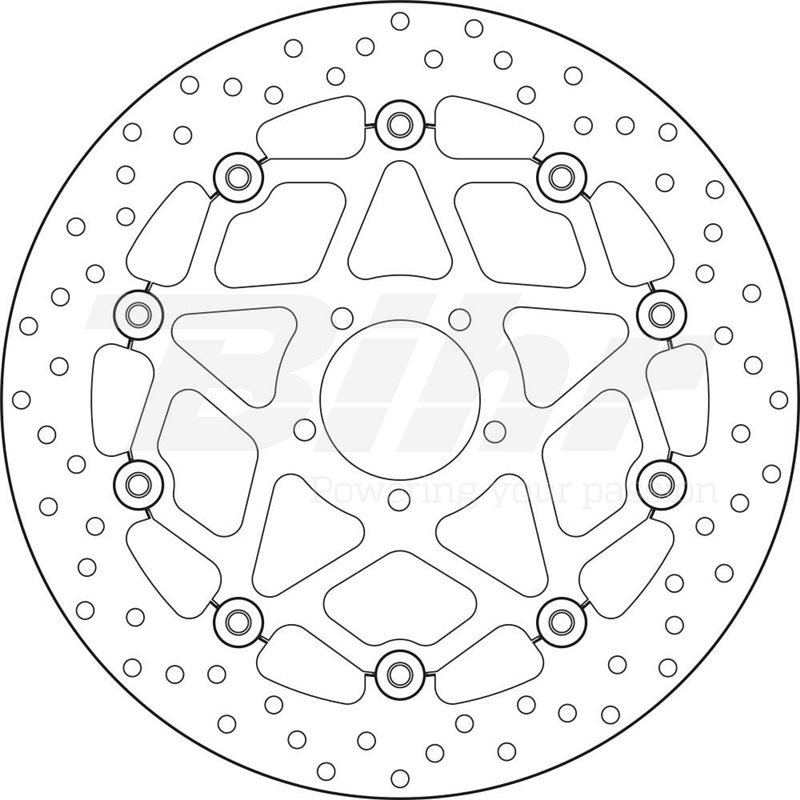 KTM 1290 SUPER DUKE R 14  - DISCO FLOTANTE DELANTERO BREMBO