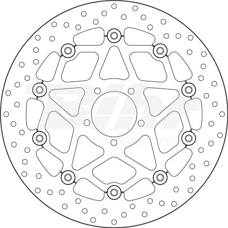 KTM 1290 SUPER DUKE R 14  - DISCO FLOTANTE DELANTERO BREMBO