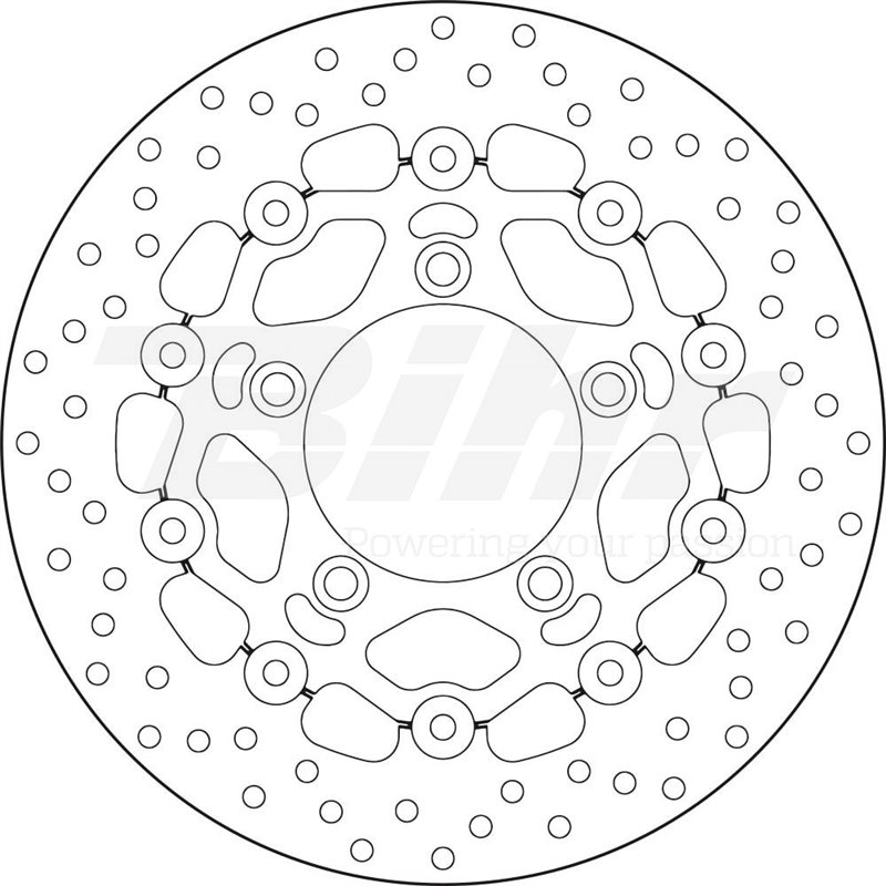 KYMCO 550 AK 550 17  - DISCO FLOTANTE DELANTERO BREMBO