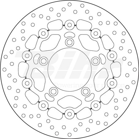 KYMCO 550 AK 550 17  - DISCO FLOTANTE DELANTERO BREMBO