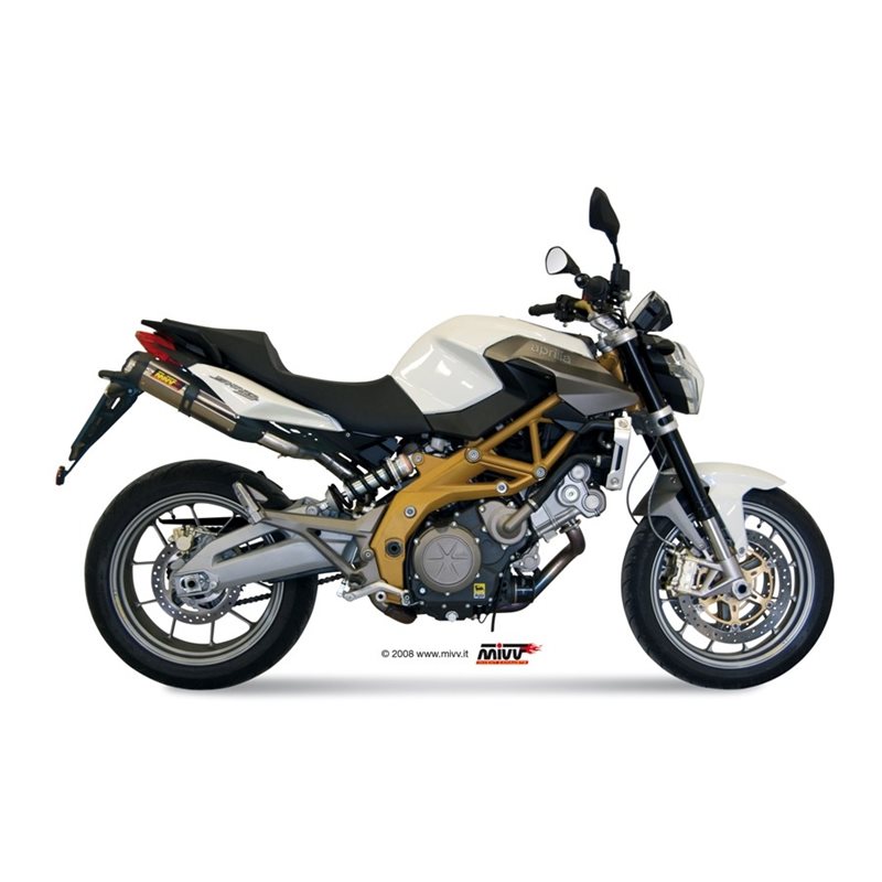 APRILIA SHIVER 750 2008 - 2016 SUONO INOX COPA CARBONO MIVV