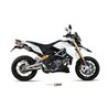 APRILIA DORSODURO 1200 2012 - 2016 SUONO INOX COPA CARBONO MIVV