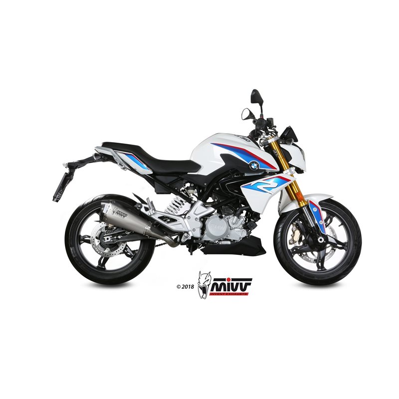 BMW G 310 R 2018 - DELTA RACE INOX COPA CARBONO MIVV