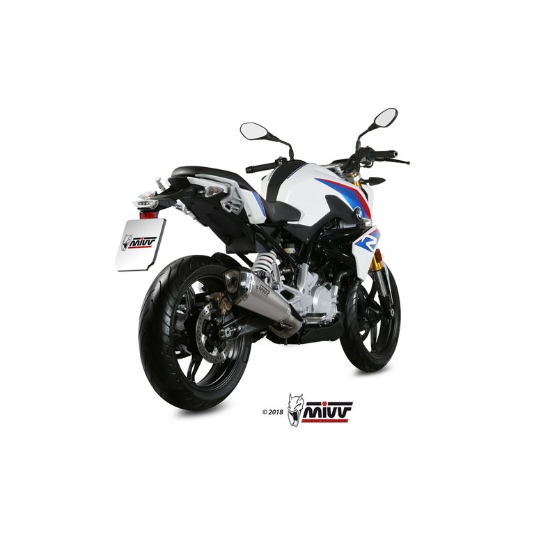 BMW G 310 R 2018 - DELTA RACE INOX COPA CARBONO MIVV