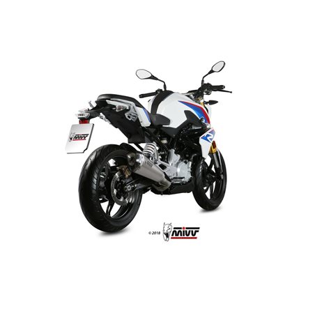 BMW G 310 R 2018 - DELTA RACE INOX COPA CARBONO MIVV