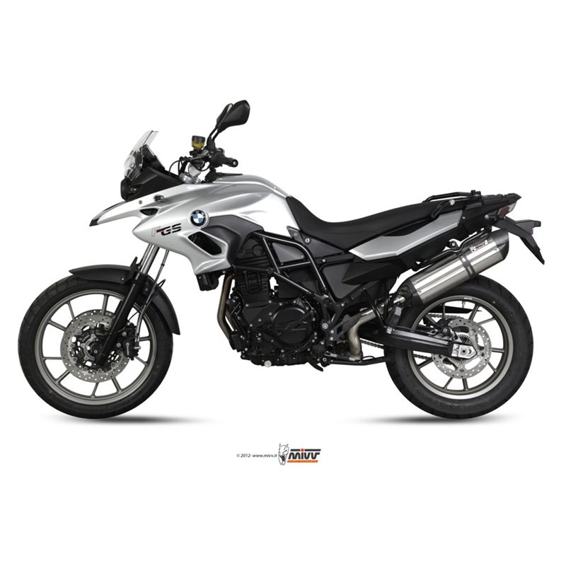 BMW F 700 GS 2012 - 2017 SUONO INOX COPA CARBONO MIVV BMW F 700 GS 2012 - 2017 SUONO INOX COPA CARBONO MIVV