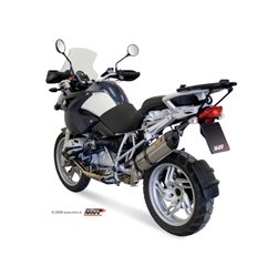 BMW R 1200 GS / ADVENTURE 2004 - 2007 SUONO INOX COPA CARBONO MIVV