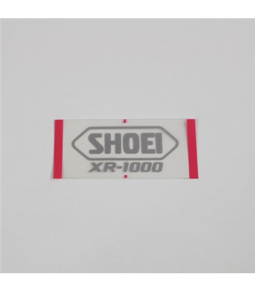 RECAMBIO SHOEI LOGO POSTERIOR XR-1000 GRIS PLATA