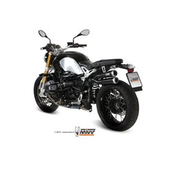BMW R NINE T 2014 - X-CONE INOX NERO CERAMICO/CERAMIC BLACK ST. STEEL MIVV