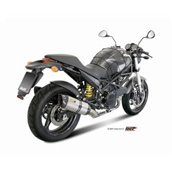 DUCATI MONSTER 695 2006 - 2008 SUONO INOX COPA CARBONO MIVV