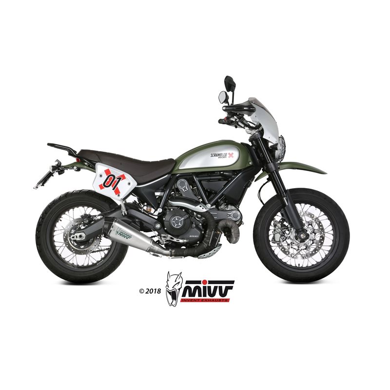 DUCATI SCRAMBLER 800 2015 - DELTA RACE INOX COPA CARBONO MIVV DUCATI SCRAMBLER 800 2015 - DELTA RACE INOX COPA CARBONO MIVV