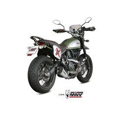 DUCATI SCRAMBLER 800 2015 - DELTA RACE INOX COPA CARBONO MIVV