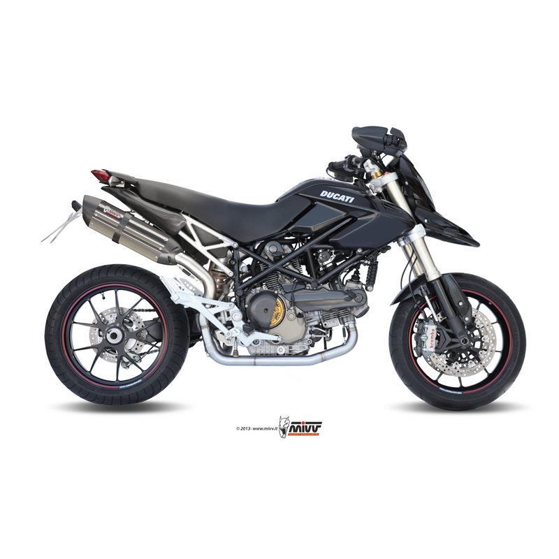 DUCATI HYPERMOTARD 1100 2007 - 2009 SUONO INOX COPA CARBONO MIVV DUCATI HYPERMOTARD 1100 2007 - 2009 SUONO INOX COPA CARBONO MIVV