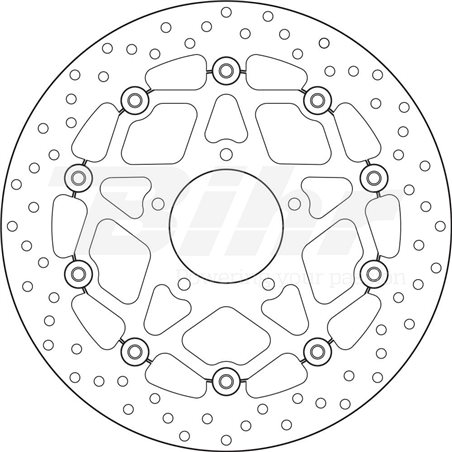 MV AGUSTA 800 TURISMO VELOCE RC 17  - DISCO FLOTANTE DELANTERO BREMBO