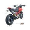 DUCATI HYPERMOTARD 1100 EVO 2010 - 2012 SUONO INOX COPA CARBONO MIVV