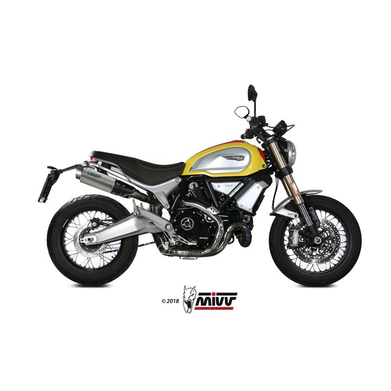 DUCATI SCRAMBLER 1100 2018 - GP PRO TITANIO MIVV DUCATI SCRAMBLER 1100 2018 - GP PRO TITANIO MIVV