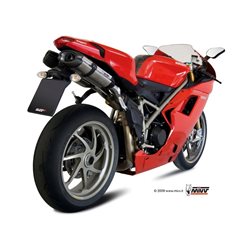 DUCATI 1198 2009 - 2012 SUONO INOX COPA CARBONO MIVV
