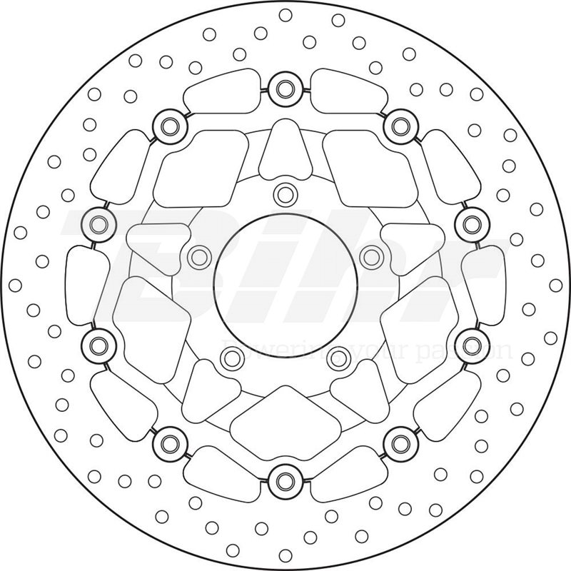 MV AGUSTA 1000 F4 312 R 07' - 08' DISCO FLOTANTE DELANTERO BREMBO