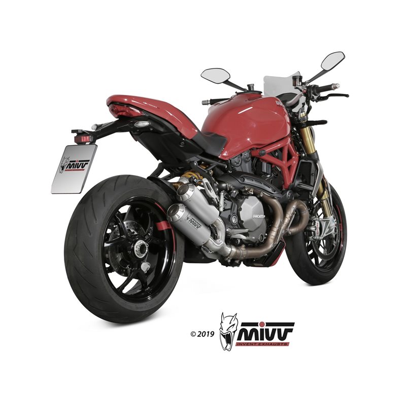 DUCATI MONSTER 1200 2017 - MK3 INOX/ST. STEEL MIVV