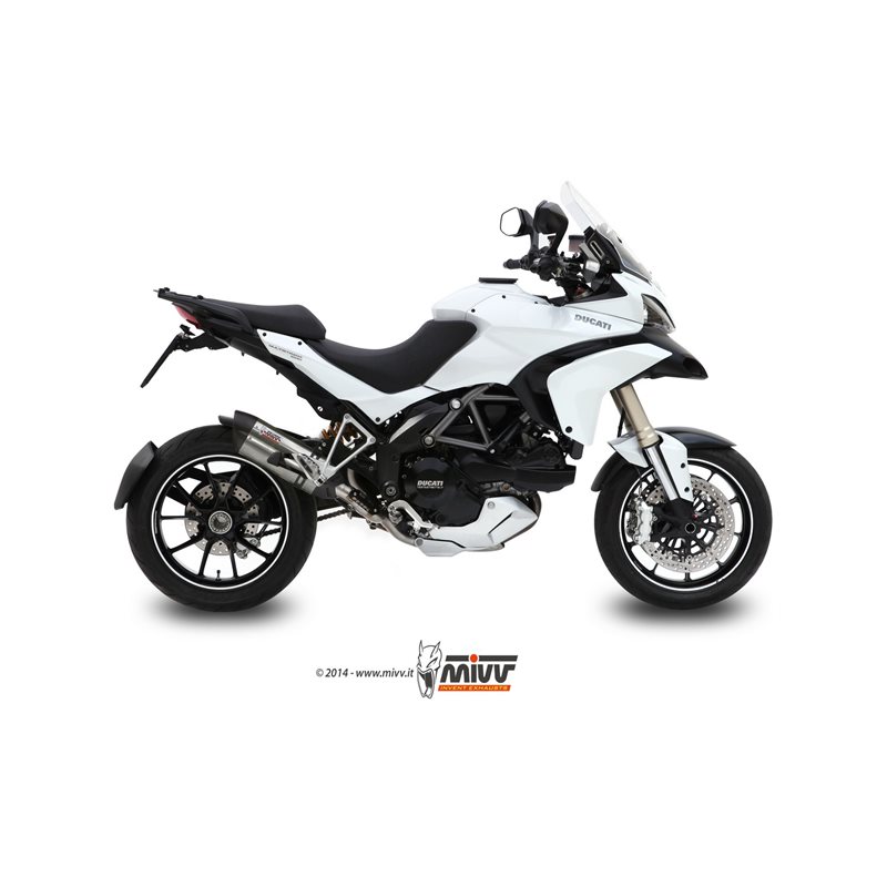 DUCATI MULTISTRADA 1200 2010 - 2014 SUONO INOX COPA CARBONO MIVV DUCATI MULTISTRADA 1200 2010 - 2014 SUONO INOX COPA CARBONO MIVV