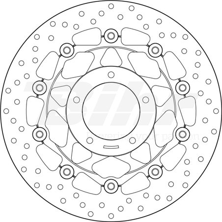 MV AGUSTA 1000 F4 S MAMBA 04' - 07' DISCO FLOTANTE DELANTERO BREMBO