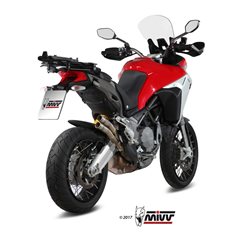 DUCATI MULTISTRADA 1200 ENDURO 2016 - 2018 DOUBLE GUN FULL TITANIUM MIVV