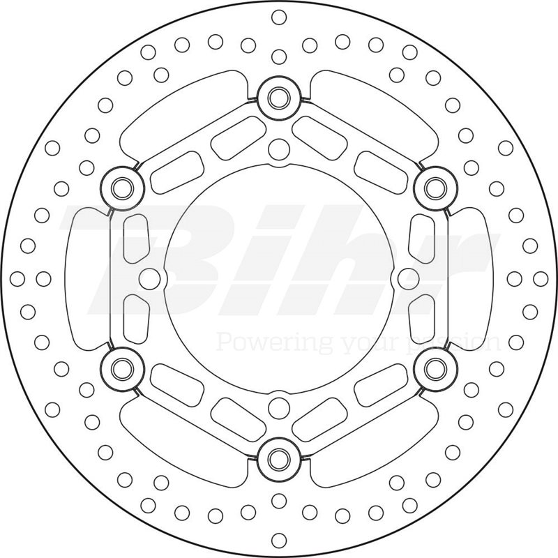 SUZUKI 250 RM Z 04' - 06' DISCO FLOTANTE DELANTERO BREMBO SUZUKI 250 RM Z 04' - 06' DISCO FLOTANTE DELANTERO BREMBO