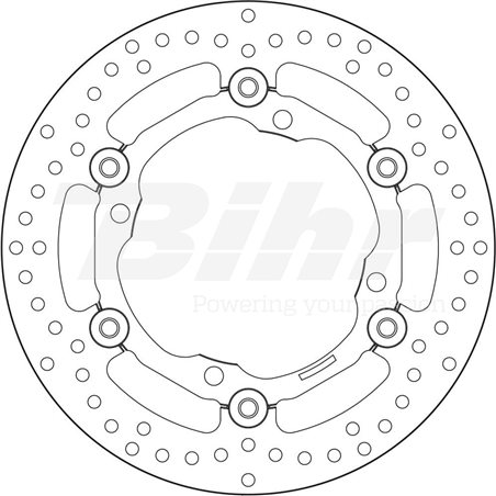 SUZUKI 250 RM Z 07  - DISCO FLOTANTE DELANTERO BREMBO