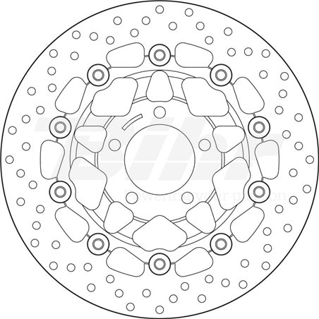 SUZUKI 600 GSF BANDIT 95' - 04' DISCO FLOTANTE DELANTERO BREMBO