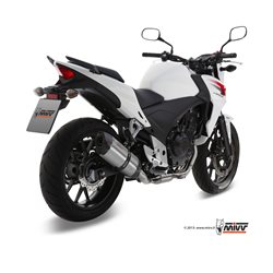 HONDA CB 500 F / X 2013 - 2015 SUONO INOX COPA CARBONO MIVV