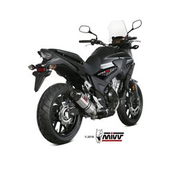 HONDA CB 500 X 2017 - SUONO INOX COPA CARBONO MIVV