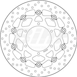 SUZUKI 600 GSX-R 08  - DISCO FLOTANTE DELANTERO BREMBO