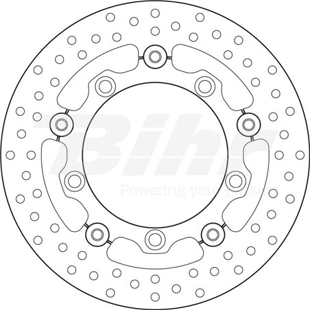 SUZUKI 650 BURGMAN 13  - DISCO FLOTANTE DELANTERO BREMBO