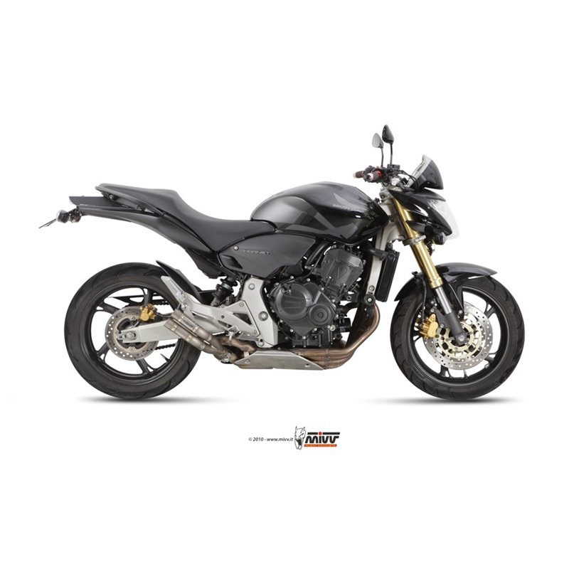 HONDA HORNET 600 2007 - 2013 DOUBLE GUN FULL TITANIUM MIVV HONDA HORNET 600 2007 - 2013 DOUBLE GUN FULL TITANIUM MIVV