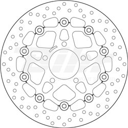 SUZUKI 750 GSX F 04' - 06' DISCO FLOTANTE DELANTERO BREMBO