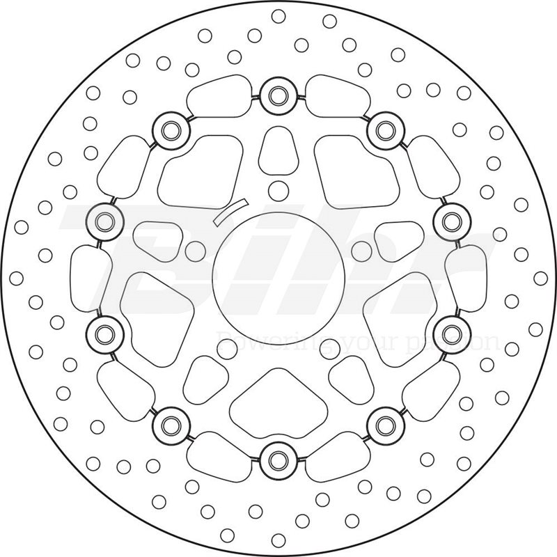 SUZUKI 750 GSX F 04' - 06' DISCO FLOTANTE DELANTERO BREMBO SUZUKI 750 GSX F 04' - 06' DISCO FLOTANTE DELANTERO BREMBO