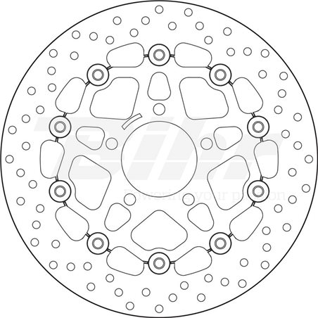 SUZUKI 750 GSX F 04' - 06' DISCO FLOTANTE DELANTERO BREMBO