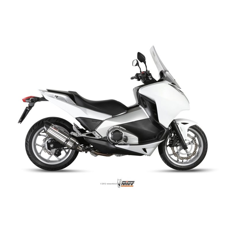 HONDA INTEGRA 700 2012 - 2013 SUONO INOX COPA CARBONO MIVV HONDA INTEGRA 700 2012 - 2013 SUONO INOX COPA CARBONO MIVV