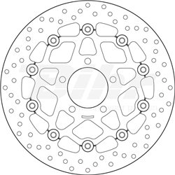 SUZUKI 750 GSX R 04' - 05' DISCO FLOTANTE DELANTERO BREMBO