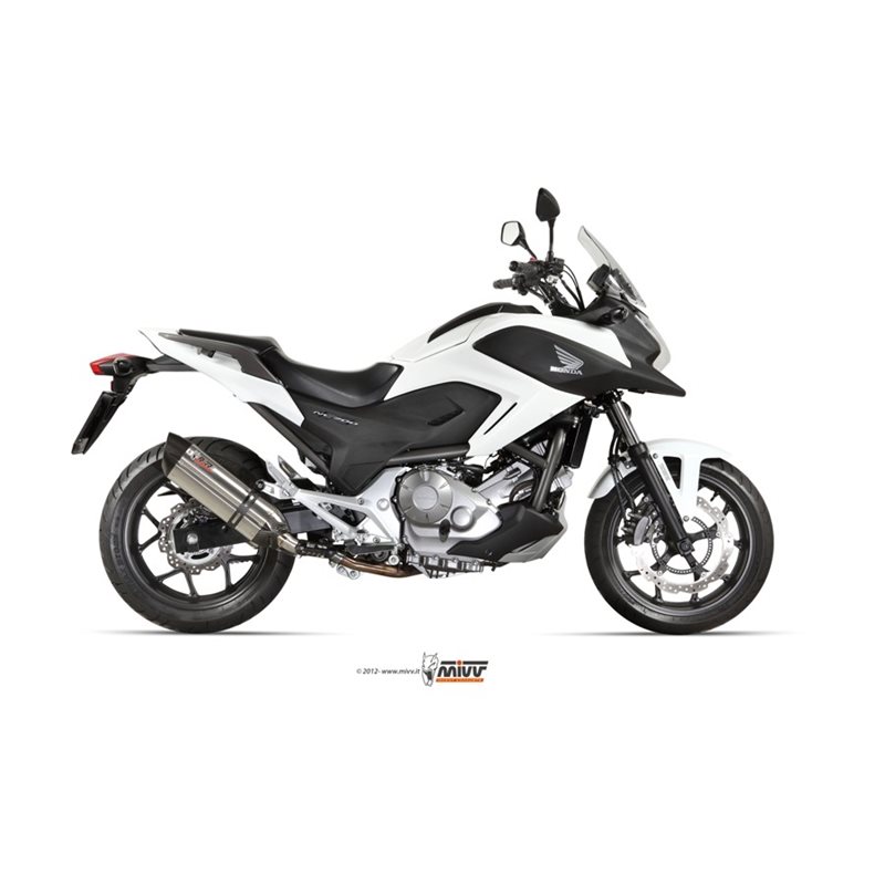 HONDA NC 700 S / X 2012 - 2014 SUONO INOX COPA CARBONO MIVV HONDA NC 700 S / X 2012 - 2014 SUONO INOX COPA CARBONO MIVV