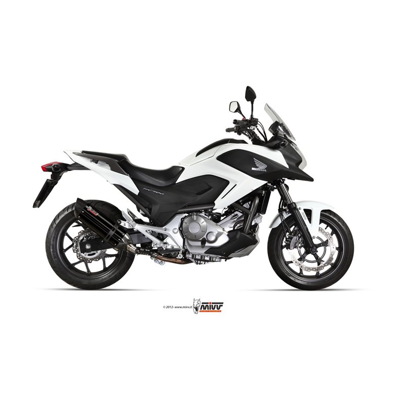 HONDA NC 700 S / X 2012 - 2014 SUONO BLACK MIVV HONDA NC 700 S / X 2012 - 2014 SUONO BLACK MIVV