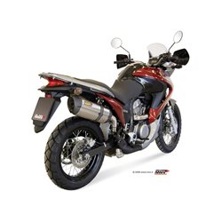HONDA XLV TRANSALP 700 2008 - 2013 SUONO INOX COPA CARBONO MIVV