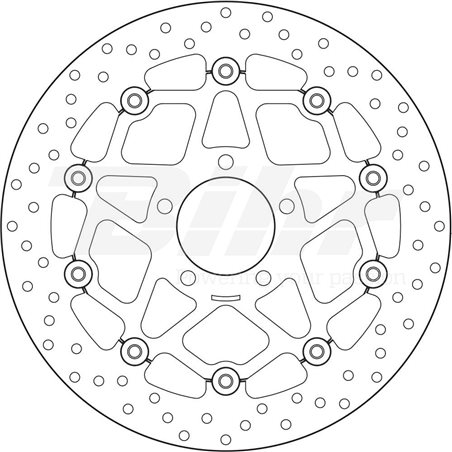 SUZUKI 750 GSX-R 96' - 03' DISCO FLOTANTE DELANTERO BREMBO