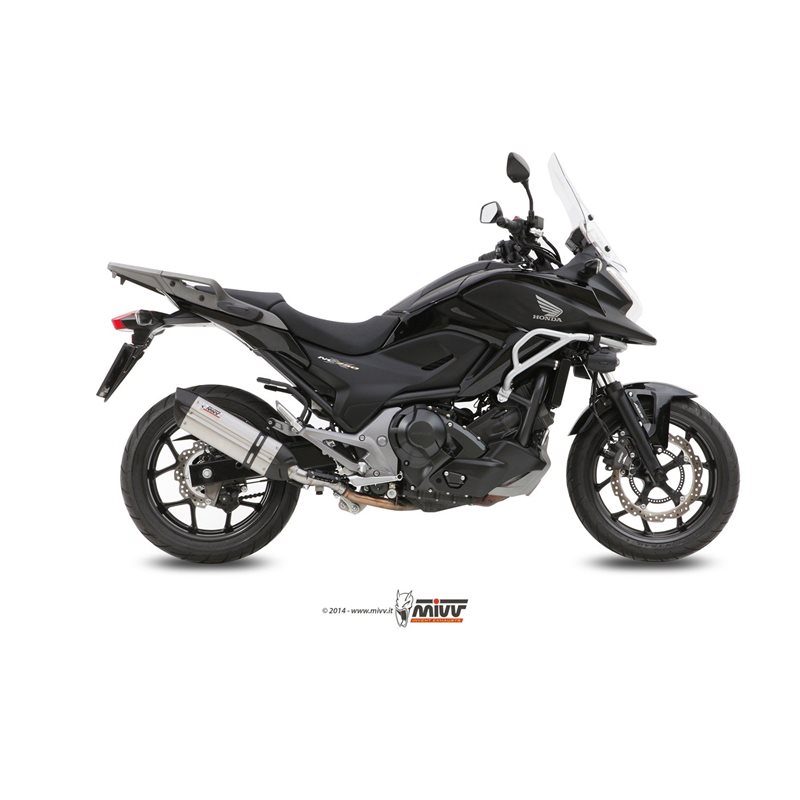HONDA NC 750 S / X 2014 - 2015 SUONO INOX COPA CARBONO MIVV HONDA NC 750 S / X 2014 - 2015 SUONO INOX COPA CARBONO MIVV