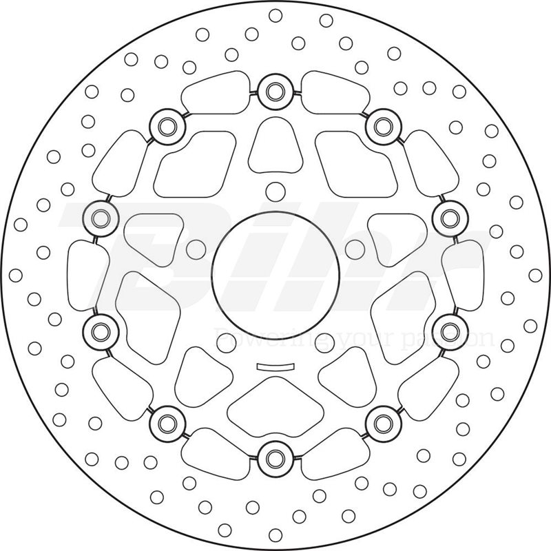 SUZUKI 1000 GSX R 03' - 04' DISCO FLOTANTE DELANTERO BREMBO