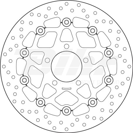 SUZUKI 1000 GSX R 03' - 04' DISCO FLOTANTE DELANTERO BREMBO