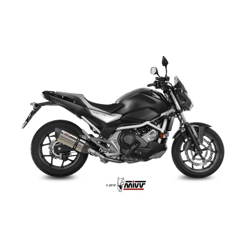 HONDA NC 750 S / X 2016 - SUONO INOX COPA CARBONO MIVV HONDA NC 750 S / X 2016 - SUONO INOX COPA CARBONO MIVV